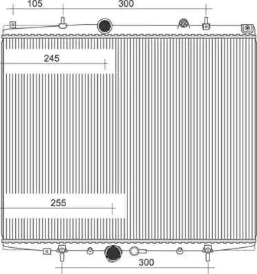 Magneti Marelli 350213893000 - Radiators, Motora dzesēšanas sistēma ps1.lv