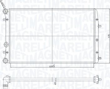 Magneti Marelli 350213841000 - Radiators, Motora dzesēšanas sistēma ps1.lv