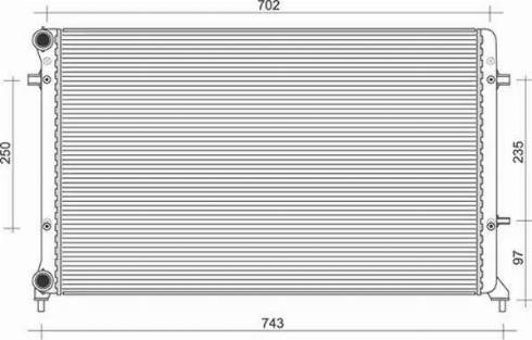 Magneti Marelli 350213854000 - Radiators, Motora dzesēšanas sistēma ps1.lv