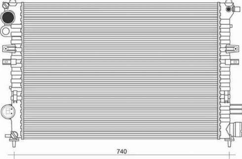 Magneti Marelli 350213866000 - Radiators, Motora dzesēšanas sistēma ps1.lv