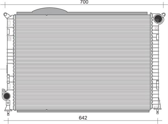 Magneti Marelli 350213860000 - Radiators, Motora dzesēšanas sistēma ps1.lv