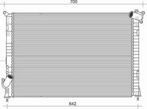 Magneti Marelli 350213861000 - Radiators, Motora dzesēšanas sistēma ps1.lv