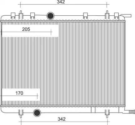 Magneti Marelli 350213884000 - Radiators, Motora dzesēšanas sistēma ps1.lv