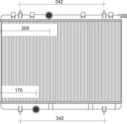 Magneti Marelli 350213886000 - Radiators, Motora dzesēšanas sistēma ps1.lv