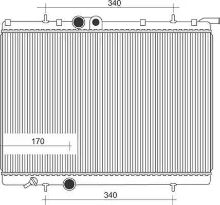 Magneti Marelli 350213883000 - Radiators, Motora dzesēšanas sistēma ps1.lv