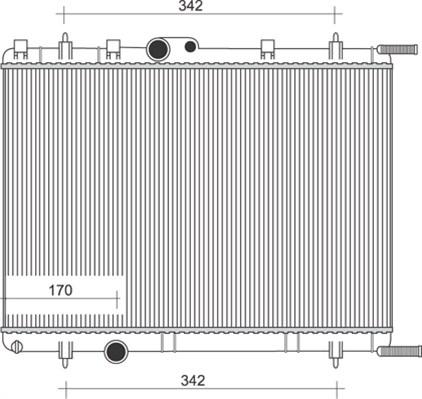 Magneti Marelli 350213887000 - Radiators, Motora dzesēšanas sistēma ps1.lv