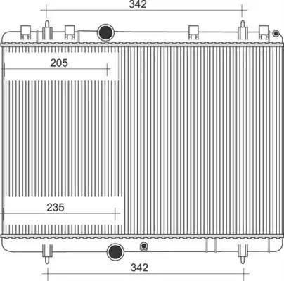 Magneti Marelli 350213877000 - Radiators, Motora dzesēšanas sistēma ps1.lv