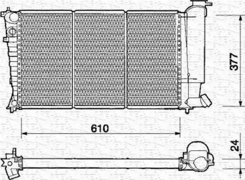 Magneti Marelli 350213311000 - Radiators, Motora dzesēšanas sistēma ps1.lv