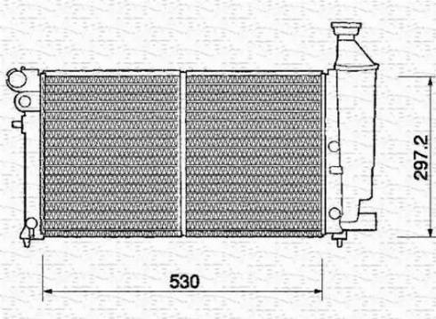 Magneti Marelli 350213374000 - Radiators, Motora dzesēšanas sistēma ps1.lv