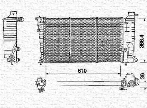 Magneti Marelli 350213376000 - Radiators, Motora dzesēšanas sistēma ps1.lv