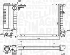 Magneti Marelli 350213240000 - Radiators, Motora dzesēšanas sistēma ps1.lv