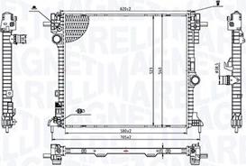 Magneti Marelli 350213214400 - Radiators, Motora dzesēšanas sistēma ps1.lv