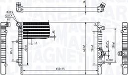 Magneti Marelli 350213214000 - Radiators, Motora dzesēšanas sistēma ps1.lv