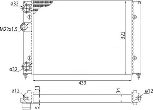 Magneti Marelli 350213214003 - Radiators, Motora dzesēšanas sistēma ps1.lv