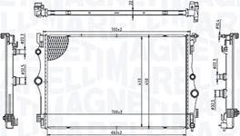 Magneti Marelli 350213216400 - Radiators, Motora dzesēšanas sistēma ps1.lv