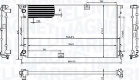 Magneti Marelli 350213213400 - Radiators, Motora dzesēšanas sistēma ps1.lv