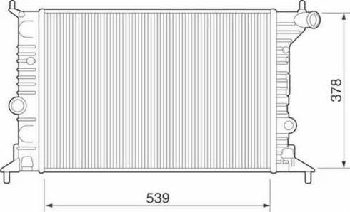 Magneti Marelli 350213274000 - Radiators, Motora dzesēšanas sistēma ps1.lv