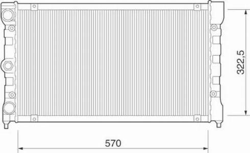 Magneti Marelli 350213270000 - Radiators, Motora dzesēšanas sistēma ps1.lv