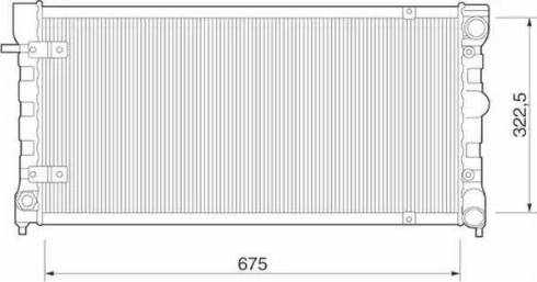 Magneti Marelli 350213272000 - Radiators, Motora dzesēšanas sistēma ps1.lv