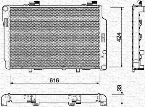 Magneti Marelli 350213741000 - Radiators, Motora dzesēšanas sistēma ps1.lv