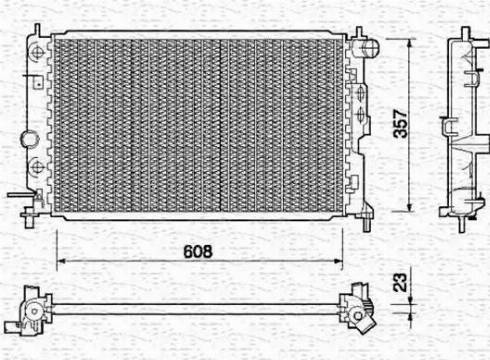 Magneti Marelli 350213755000 - Radiators, Motora dzesēšanas sistēma ps1.lv