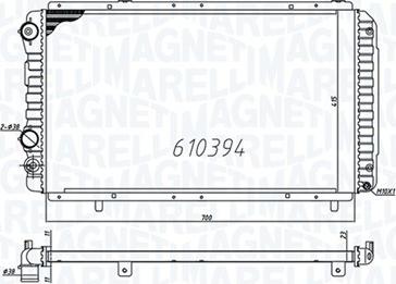 Magneti Marelli 350213706000 - Radiators, Motora dzesēšanas sistēma ps1.lv