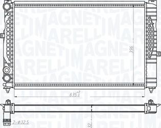 Magneti Marelli 350213712000 - Radiators, Motora dzesēšanas sistēma ps1.lv