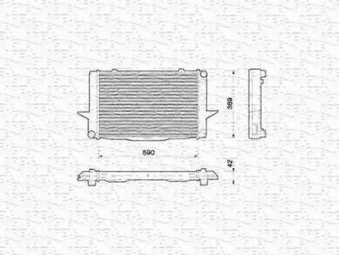 Magneti Marelli 350213789000 - Radiators, Motora dzesēšanas sistēma ps1.lv