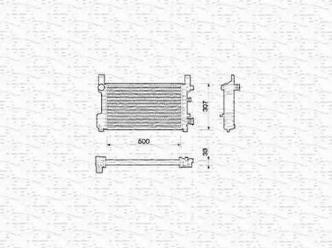 Magneti Marelli 350213784000 - Radiators, Motora dzesēšanas sistēma ps1.lv