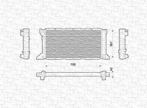 Magneti Marelli 350213783000 - Radiators, Motora dzesēšanas sistēma ps1.lv