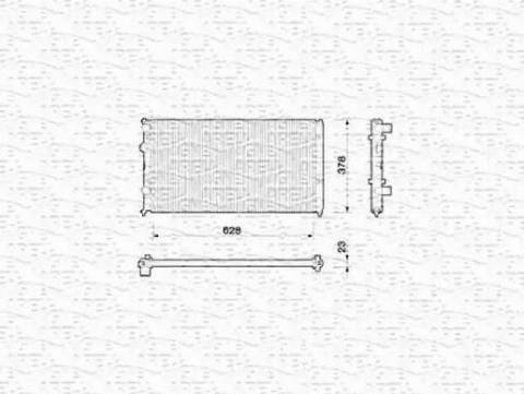 Magneti Marelli 350213779000 - Radiators, Motora dzesēšanas sistēma ps1.lv