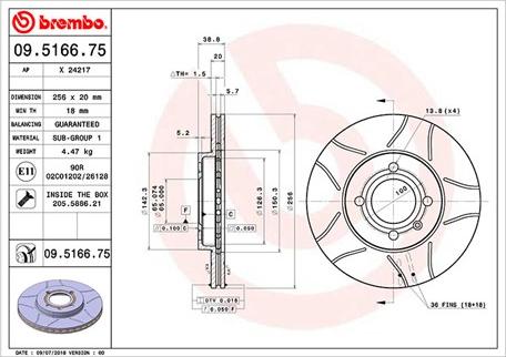 Magneti Marelli 360406048105 - Bremžu diski ps1.lv