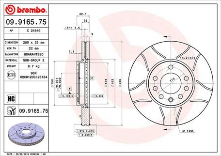 Magneti Marelli 360406008305 - Bremžu diski ps1.lv