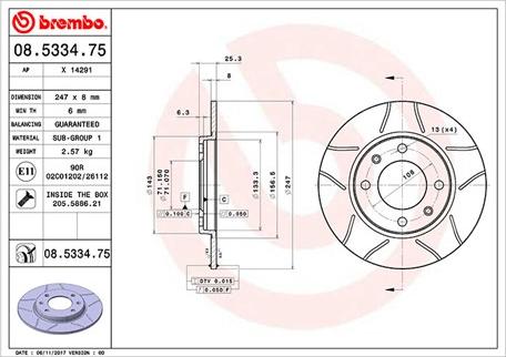 Magneti Marelli 360406018305 - Bremžu diski ps1.lv