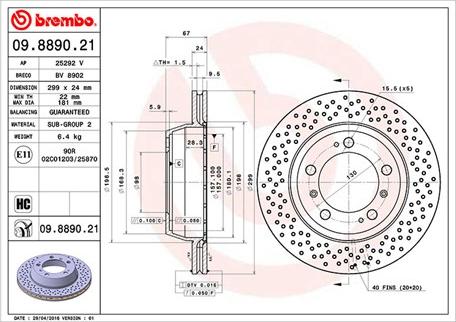 Magneti Marelli 360406125001 - Bremžu diski ps1.lv