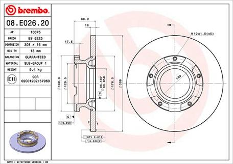 Magneti Marelli 360406174400 - Bremžu diski ps1.lv