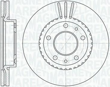 Magneti Marelli 361302040474 - Bremžu diski ps1.lv