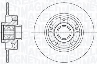 Magneti Marelli 361302040683 - Bremžu diski ps1.lv