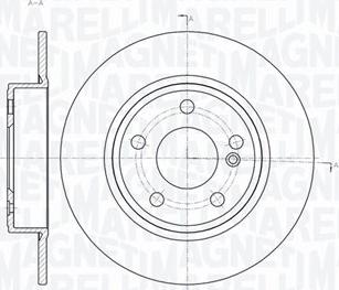 Magneti Marelli 361302040359 - Bremžu diski ps1.lv