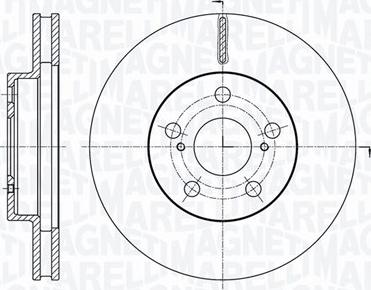 Magneti Marelli 361302040763 - Bremžu diski ps1.lv