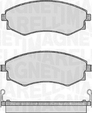 Magneti Marelli 363916060467 - Bremžu uzliku kompl., Disku bremzes ps1.lv