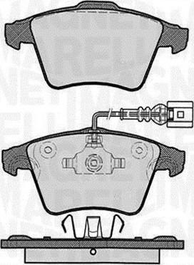 Magneti Marelli 363916060414 - Bremžu uzliku kompl., Disku bremzes ps1.lv