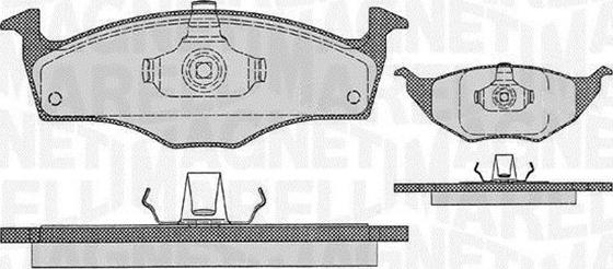 Magneti Marelli 363916060411 - Bremžu uzliku kompl., Disku bremzes ps1.lv