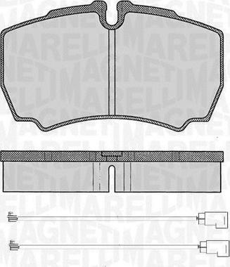 Magneti Marelli 363916060474 - Bremžu uzliku kompl., Disku bremzes ps1.lv