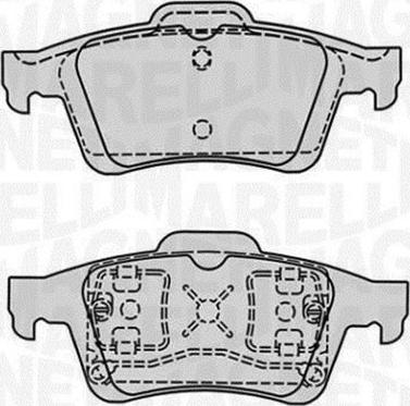 Magneti Marelli 363916060569 - Bremžu uzliku kompl., Disku bremzes ps1.lv