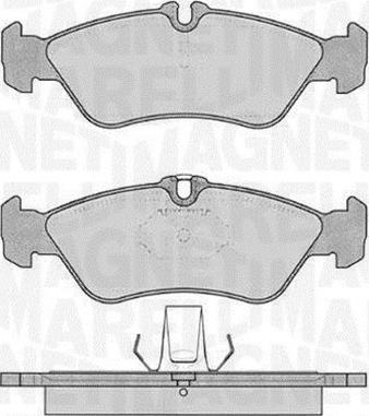 Magneti Marelli 363916060505 - Bremžu uzliku kompl., Disku bremzes ps1.lv