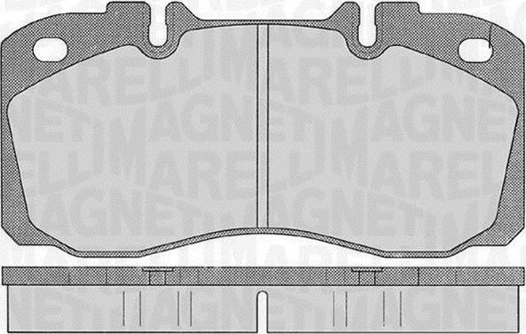 Magneti Marelli 363916060530 - Bremžu uzliku kompl., Disku bremzes ps1.lv