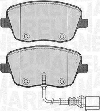 Magneti Marelli 363916060576 - Bremžu uzliku kompl., Disku bremzes ps1.lv