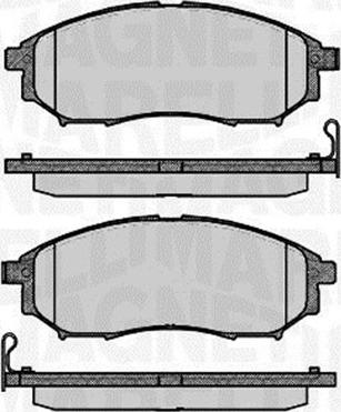 Magneti Marelli 363916060683 - Bremžu uzliku kompl., Disku bremzes ps1.lv