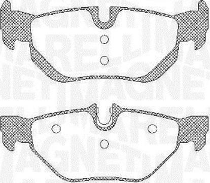 Magneti Marelli 363916060624 - Bremžu uzliku kompl., Disku bremzes ps1.lv